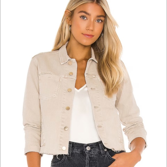 L’Agence Janelle bisque denim jacket - Picture 1 of 6
